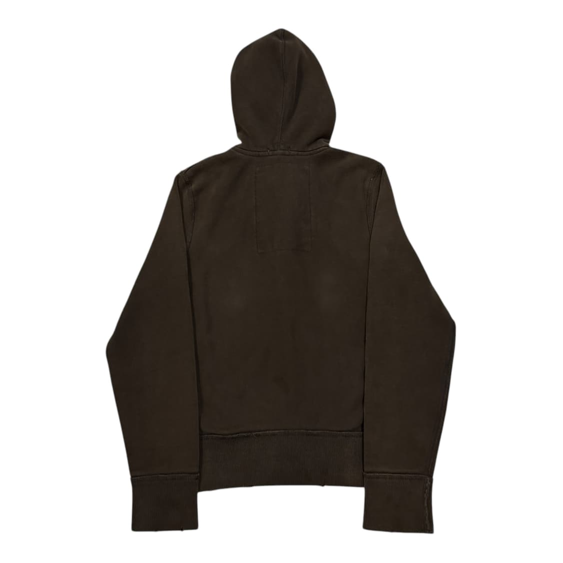 아베크롬비 빈티지 브라운 데미지 디테일 Y2K 기모 후드집업 자켓 M 상품이미지4