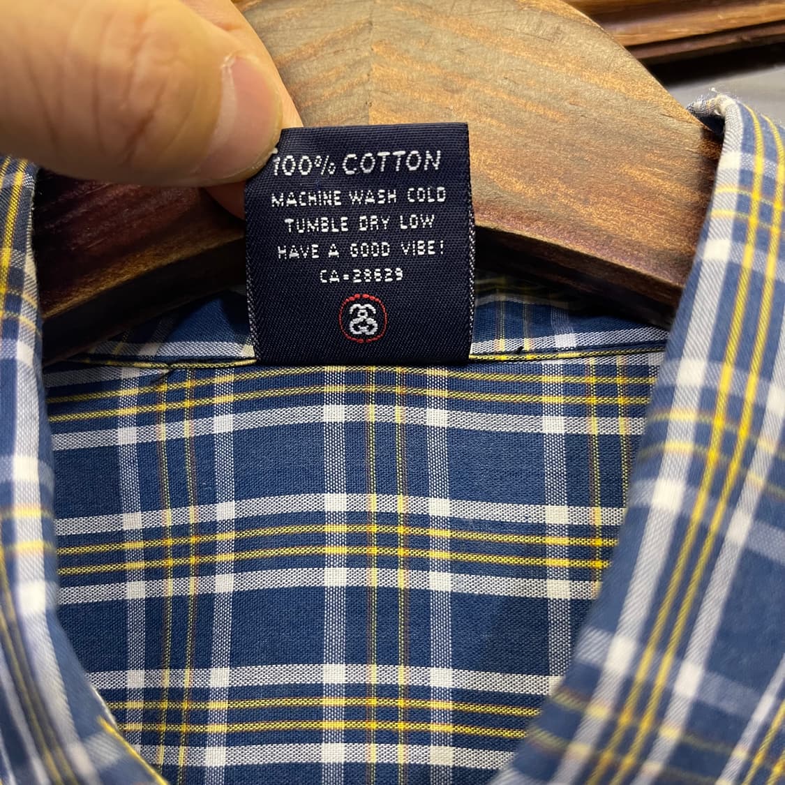 (USA made) 90’s 스투시 check pattern 상품이미지4