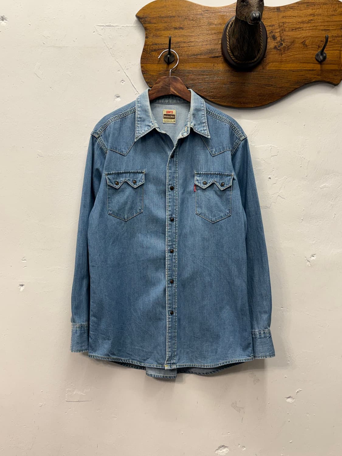 LVC Western Wear Denim Sawtooth Shirt 상품이미지1