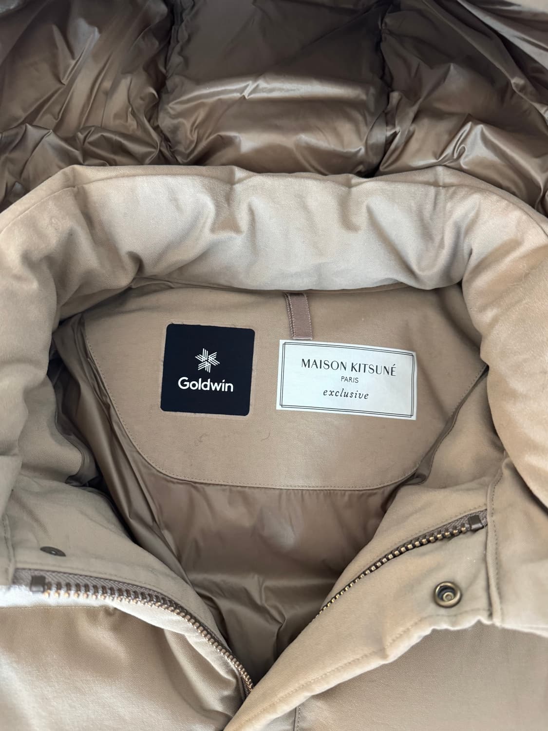 골드윈 goldwin x 메종 키츠네 필드 다운 자켓 패딩 상품이미지3