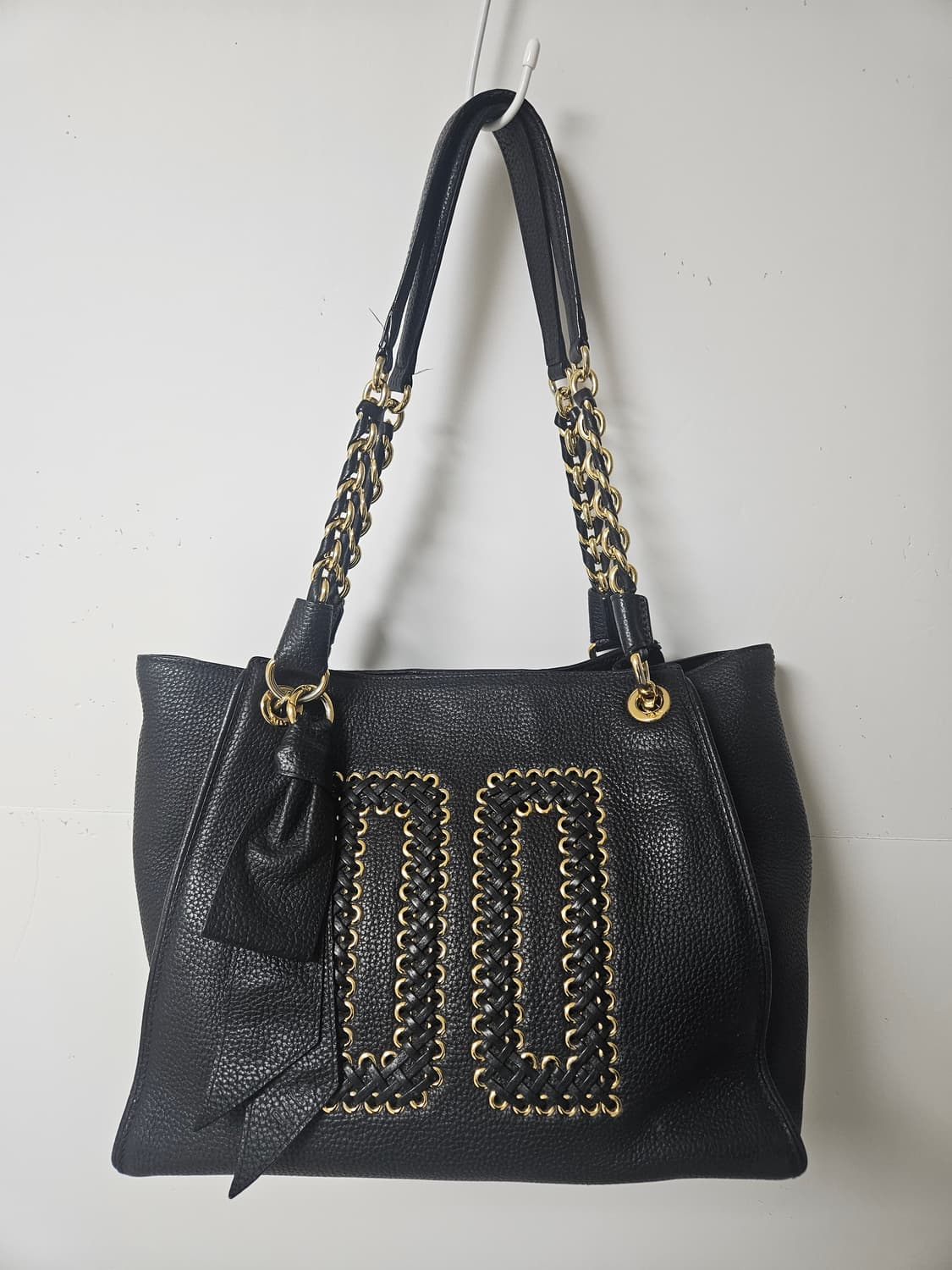 닥스 DAKS DD 위빙 레더 토트백 (블랙) 상품이미지1