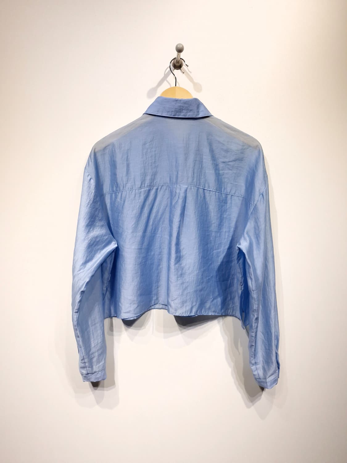 THE ILMA 더일마 씨스루 크롭 셔츠 상품이미지2