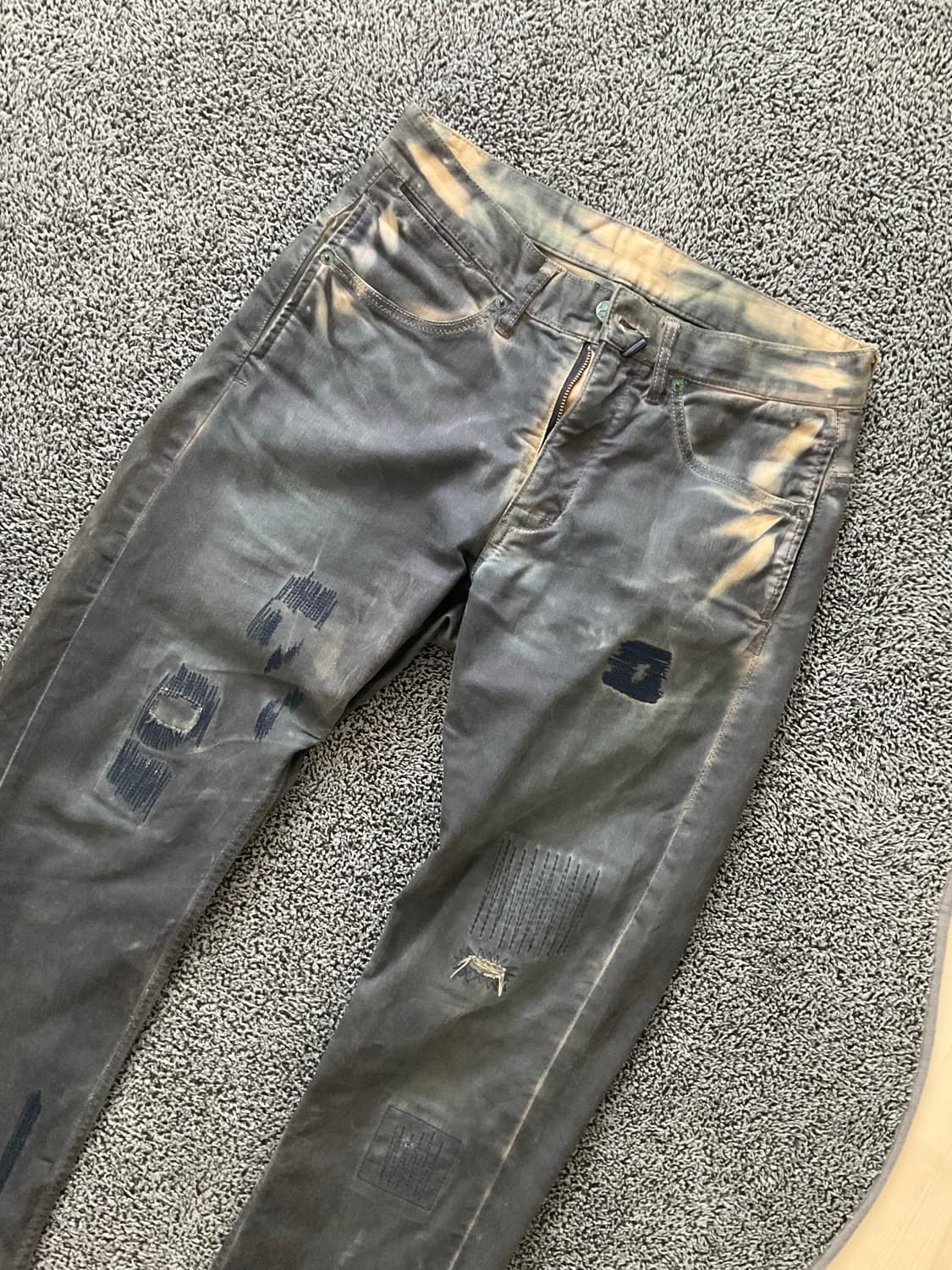 291295=homme damaged jeans 상품이미지3