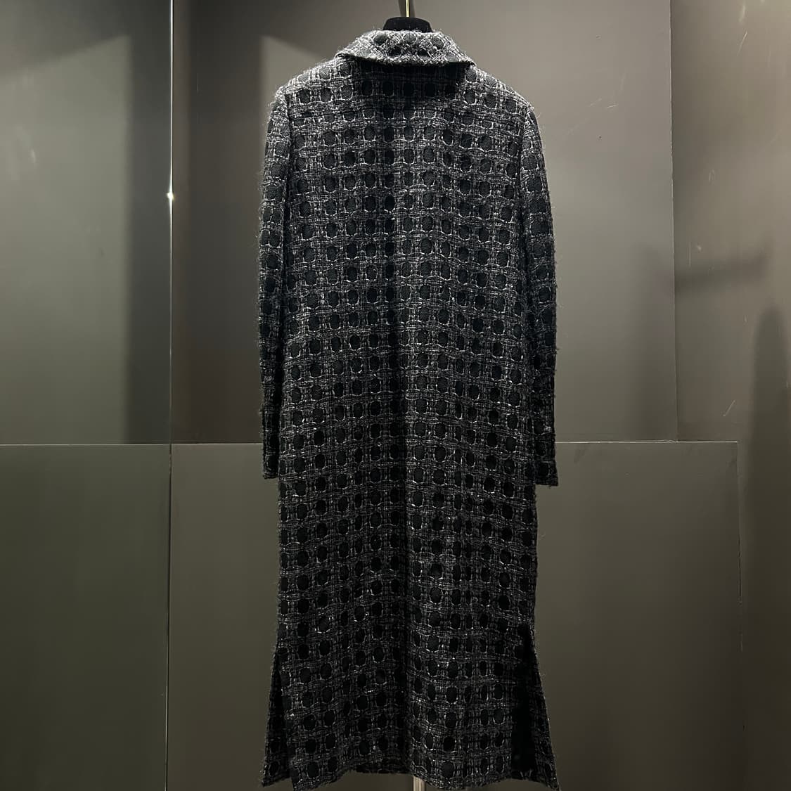 샤넬 런웨이 컬렉션 모헤어 트위드 코트 상품이미지7