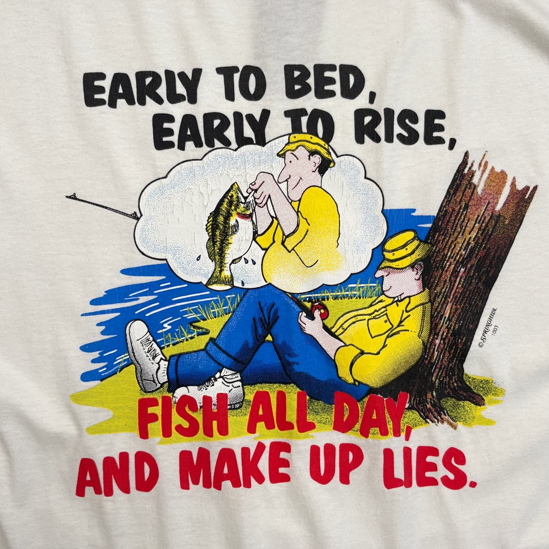 [XL] Hanes EARLY TO BED T-shirt 상품이미지4