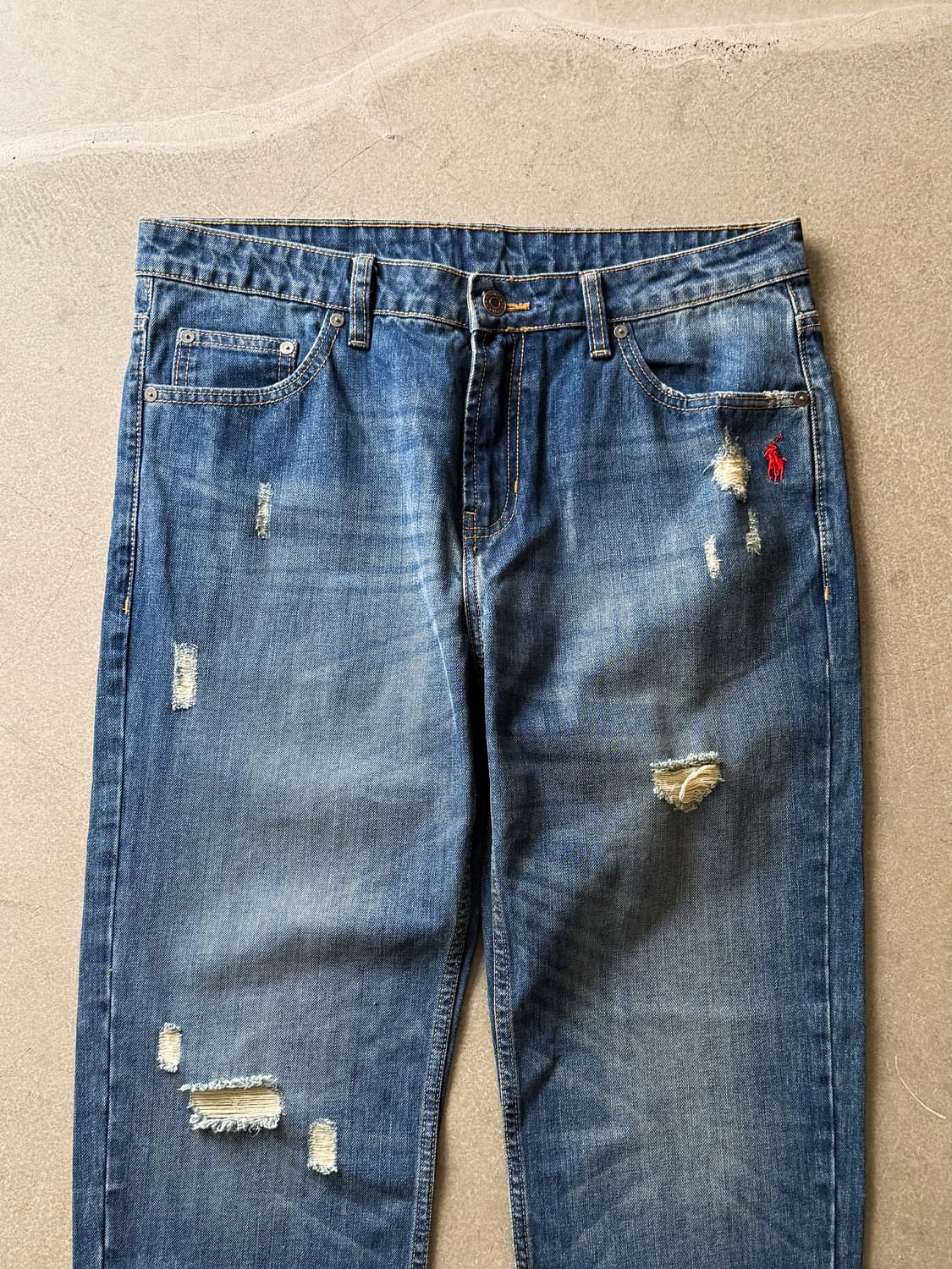 Polo Ralph Lauren Distressed Denim Jeans 상품이미지3