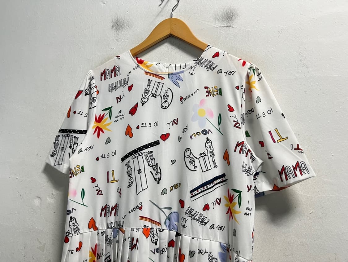 (66) Cindy baby 반팔 플리츠 롱 원피스 상품이미지2