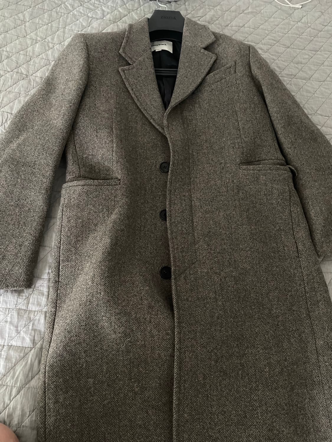 토니웩 헤링본 코트  상품이미지5