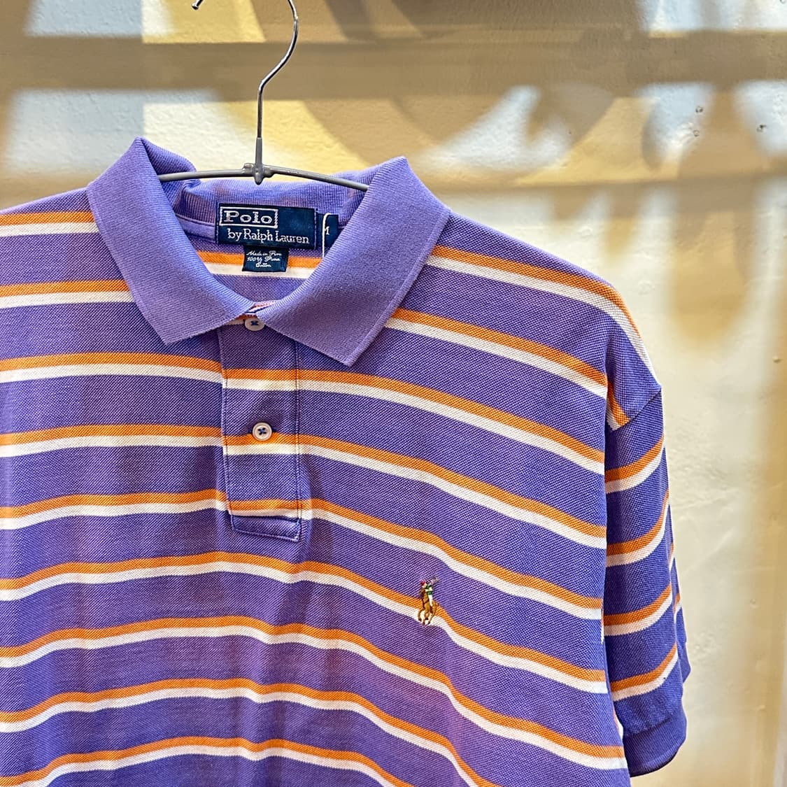 폴로 랄프로렌 스트라이프 반팔 pk 티셔츠 M 상품이미지2