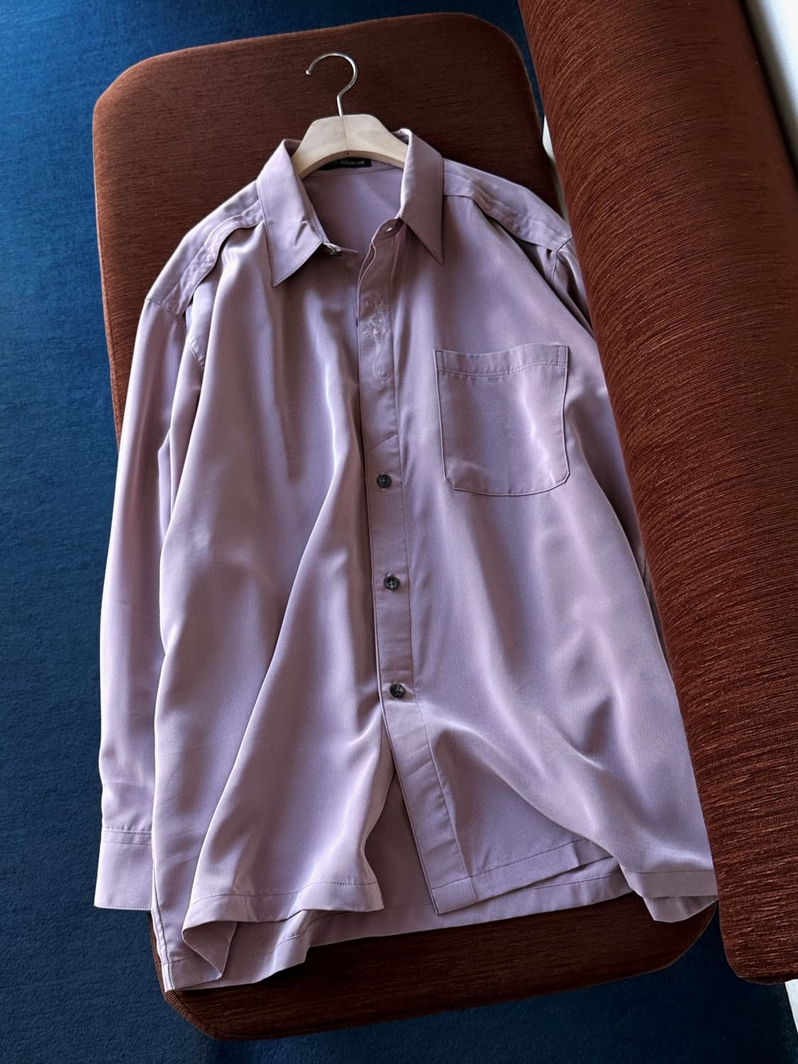 Silky fabric design blouse shirt 상품이미지7