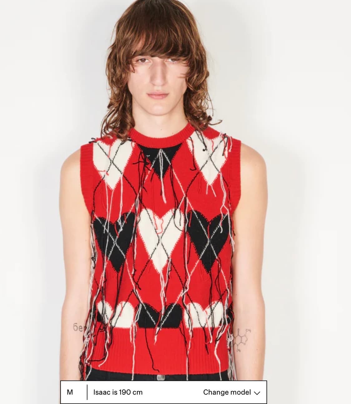 찰스제프리러버보이 니트 베스트 M 상품이미지7