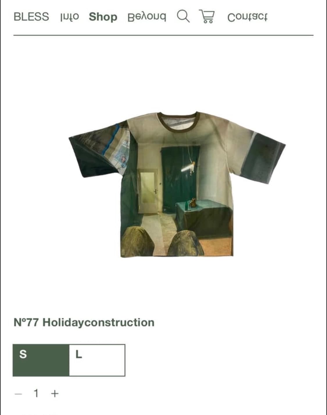 BLESS 홀리데이 티셔츠 상품이미지1