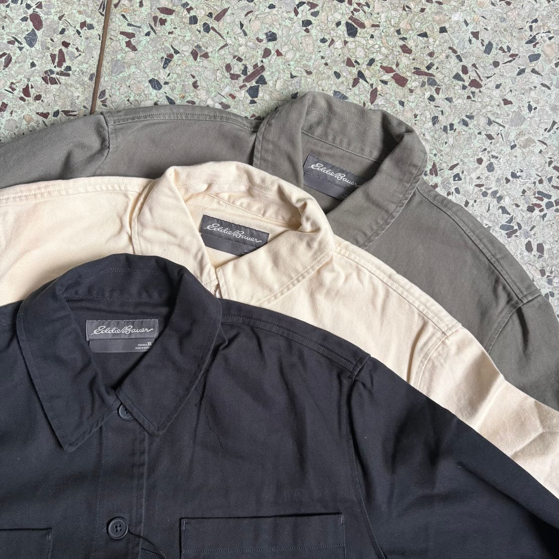 에디바우어 아이보리 셔츠 자켓 상품이미지4