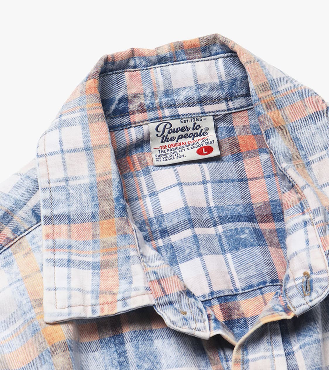 POWER TO THE PEOPLE - 25SS WASHED SHIRT 상품이미지6