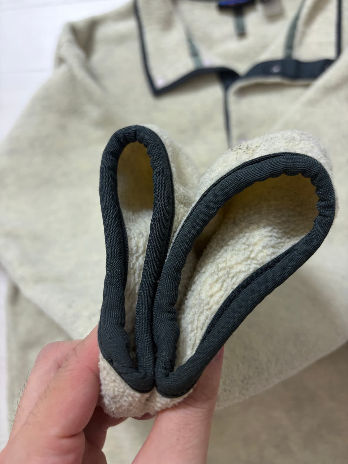 90s 파타고니아 신칠라 스냅 T 오트밀 L 상품이미지5