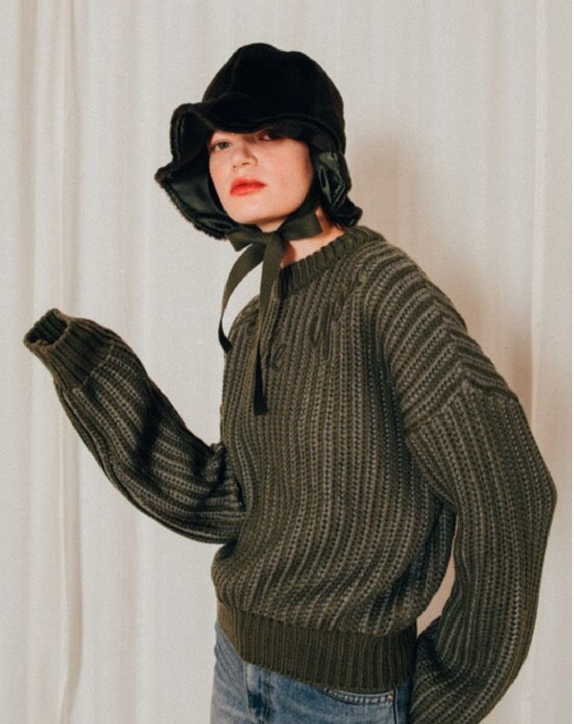 다이애그널x어썸니즈 퍼햇 (새상품) 상품이미지1