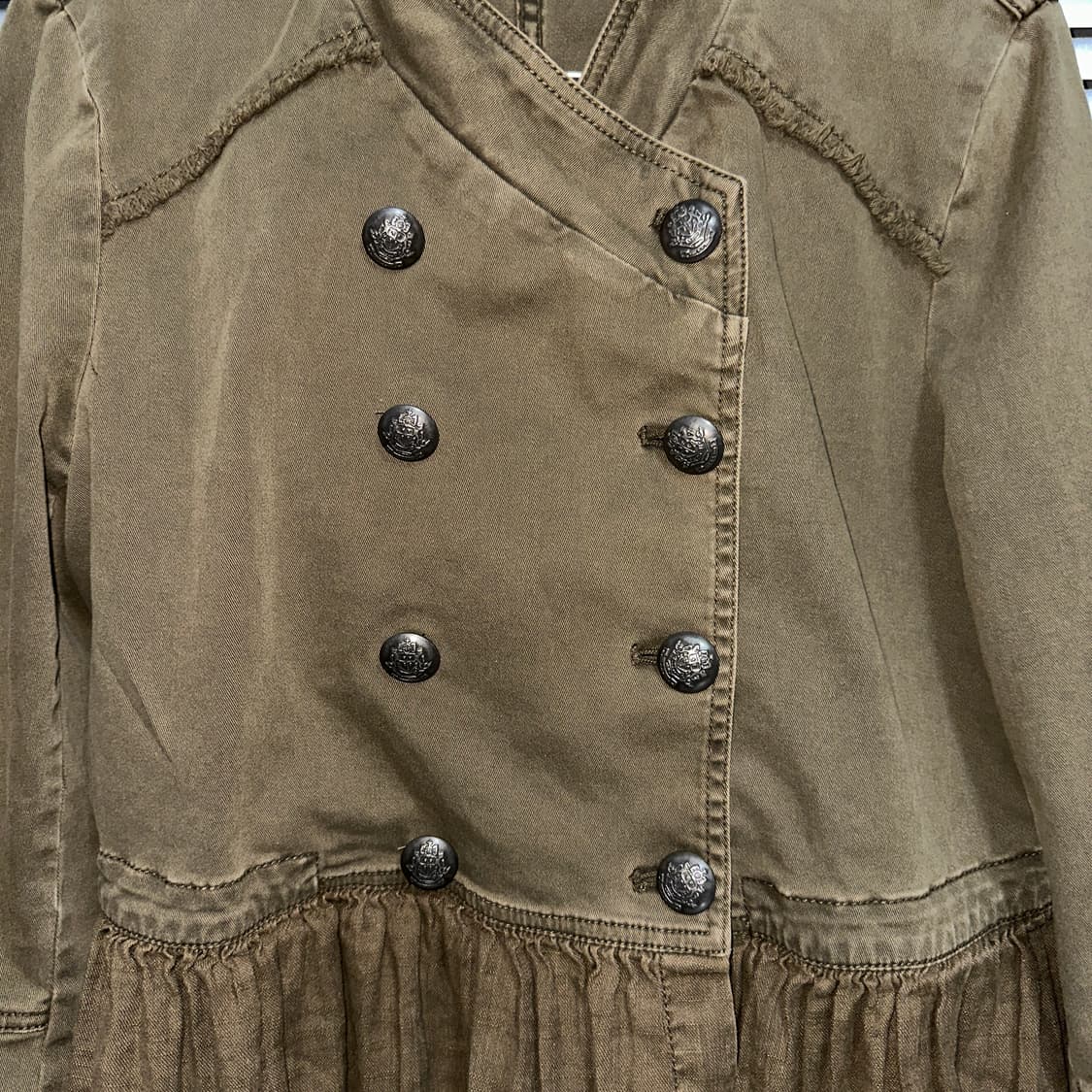 00s 프리피플 라이트웨이트 러플 나폴레옹 자켓 상품이미지3