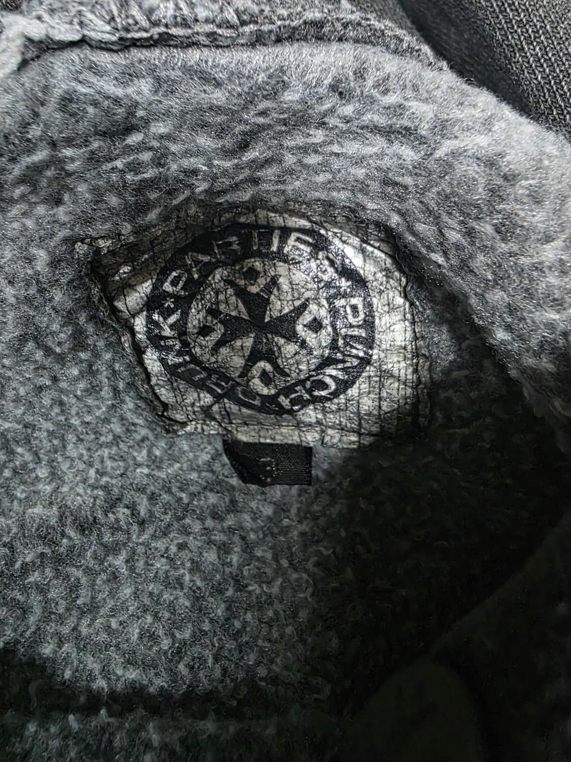 펀치드렁크파티즈 가먼트 다잉 후드티 차콜 상품이미지4