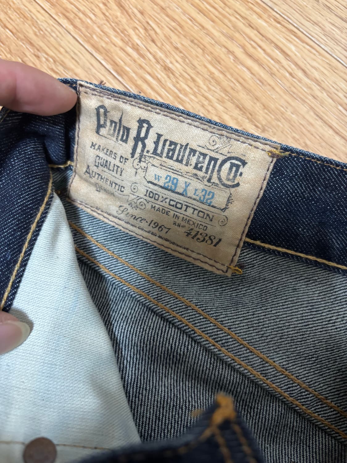 폴로 랄프로렌 데님 청바지 상품이미지5