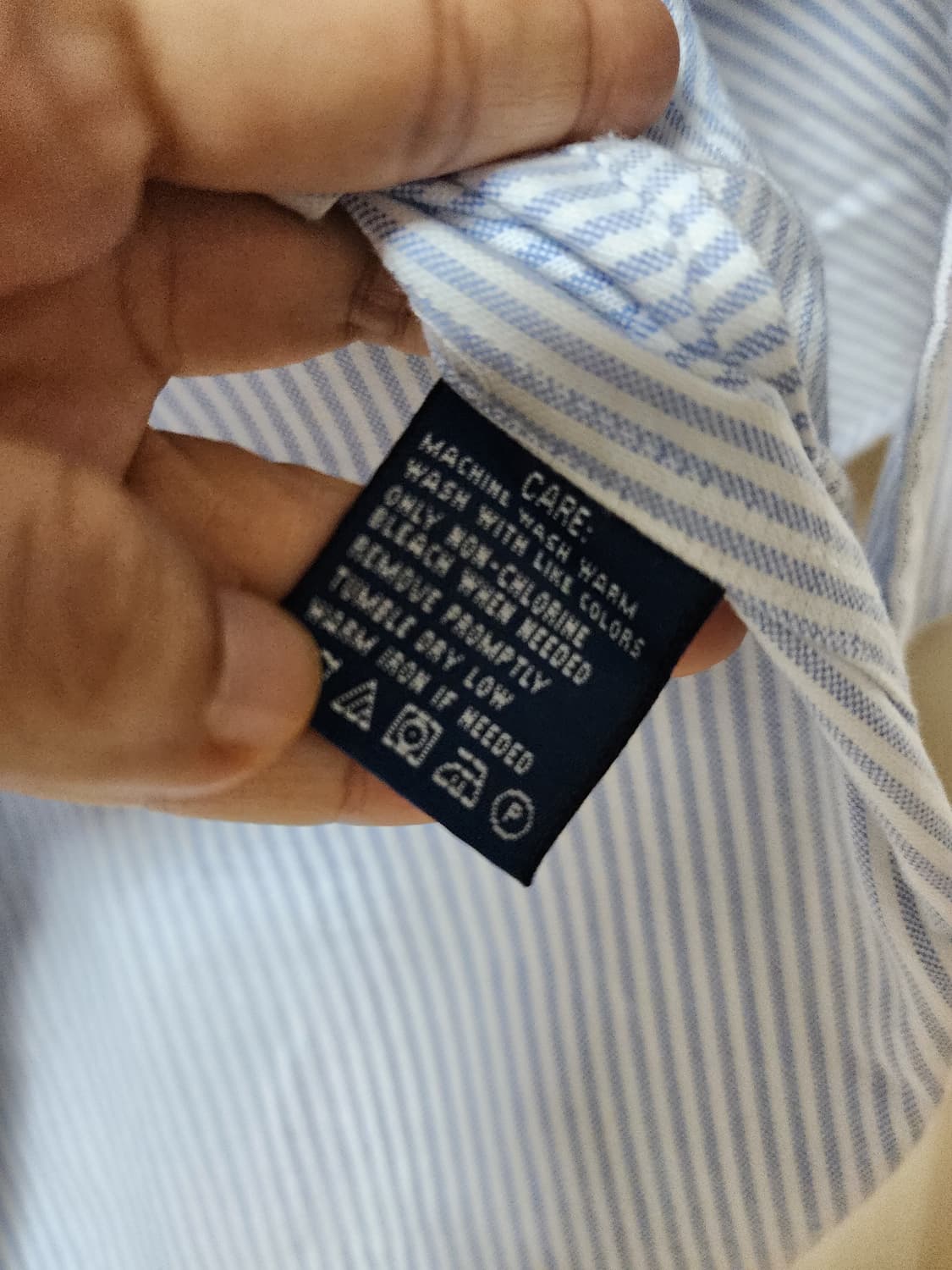 폴로 랄프로렌 스트라이프 셔츠 남방 2사이즈 여성 상품이미지6