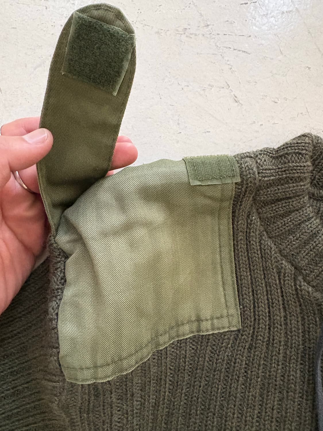 80's British Army Wool Sweater. 상품이미지7