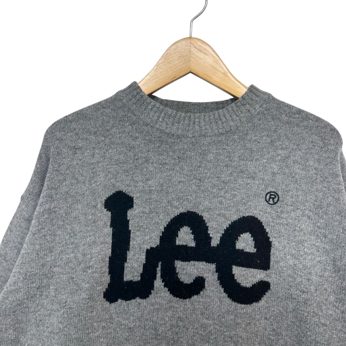 Lee 로고 라운드 니트 상품이미지2