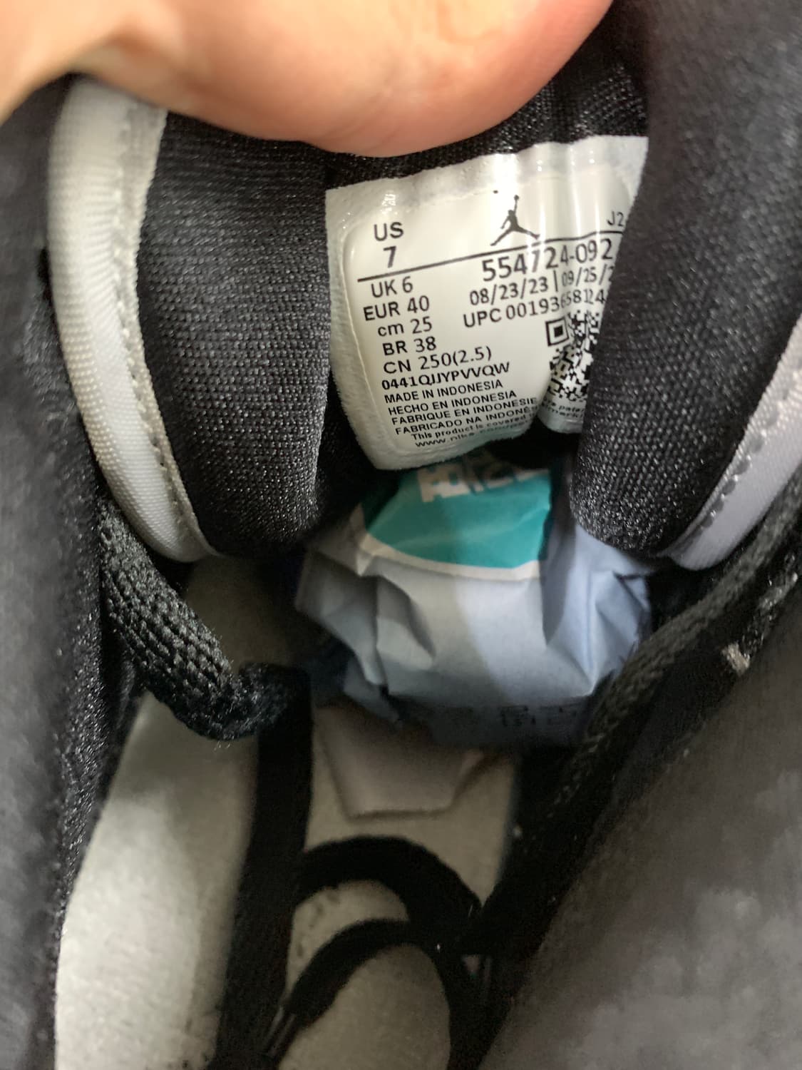 나이키 에어조던 1 미드 라이트스모크그레이 250 상품이미지8