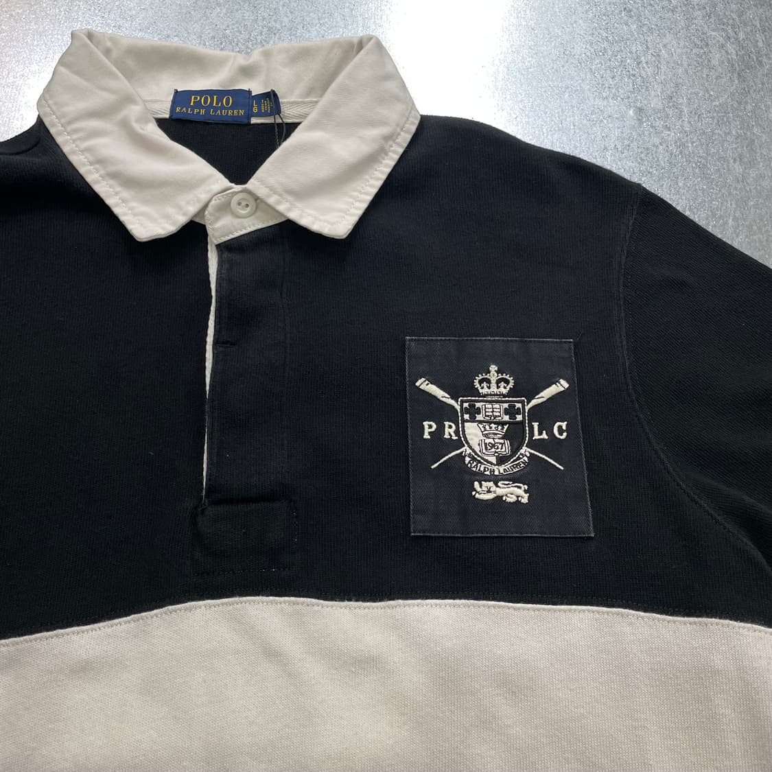 (L) POLO 폴로 랄프로렌 카라 럭비티 롱 상품이미지7