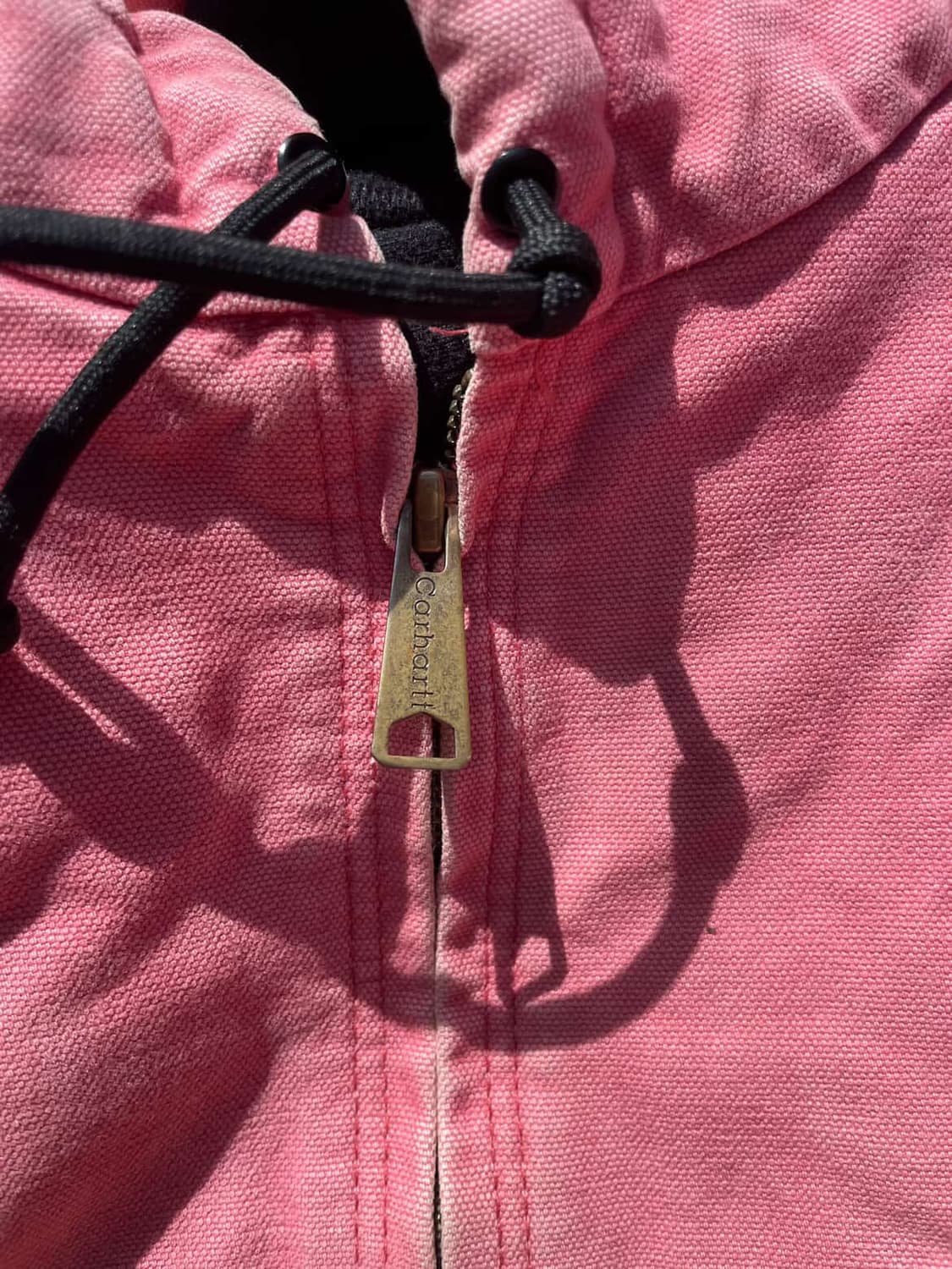 00년대 칼하트 핑크 후드 워크 자켓 상품이미지2