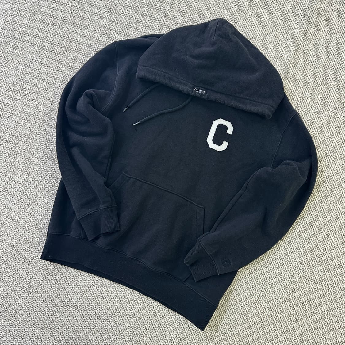 S 커버낫 블랙 C로고 후드티 0413D 상품이미지1