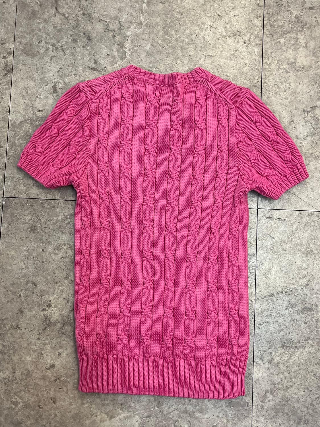 폴로 랄프로렌 반팔 포켓 니트 핑크 S #csz3039  상품이미지9