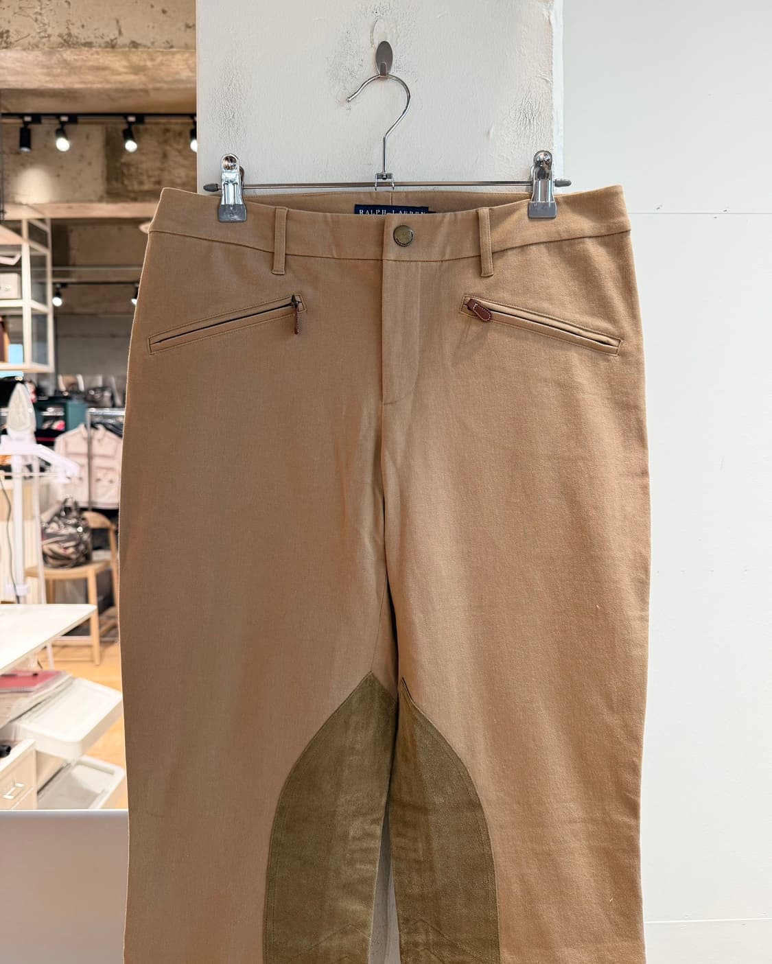 폴로 랄프로렌 브라운 스웨이드 패치 팬츠  상품이미지3