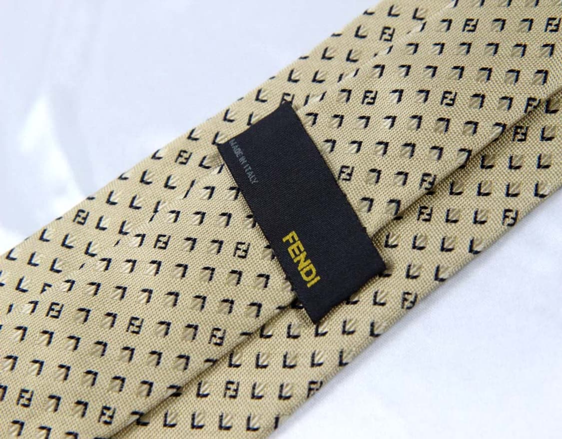 펜디 8.9cm A등급 FF로고 남자 명품 넥타이 상품이미지3