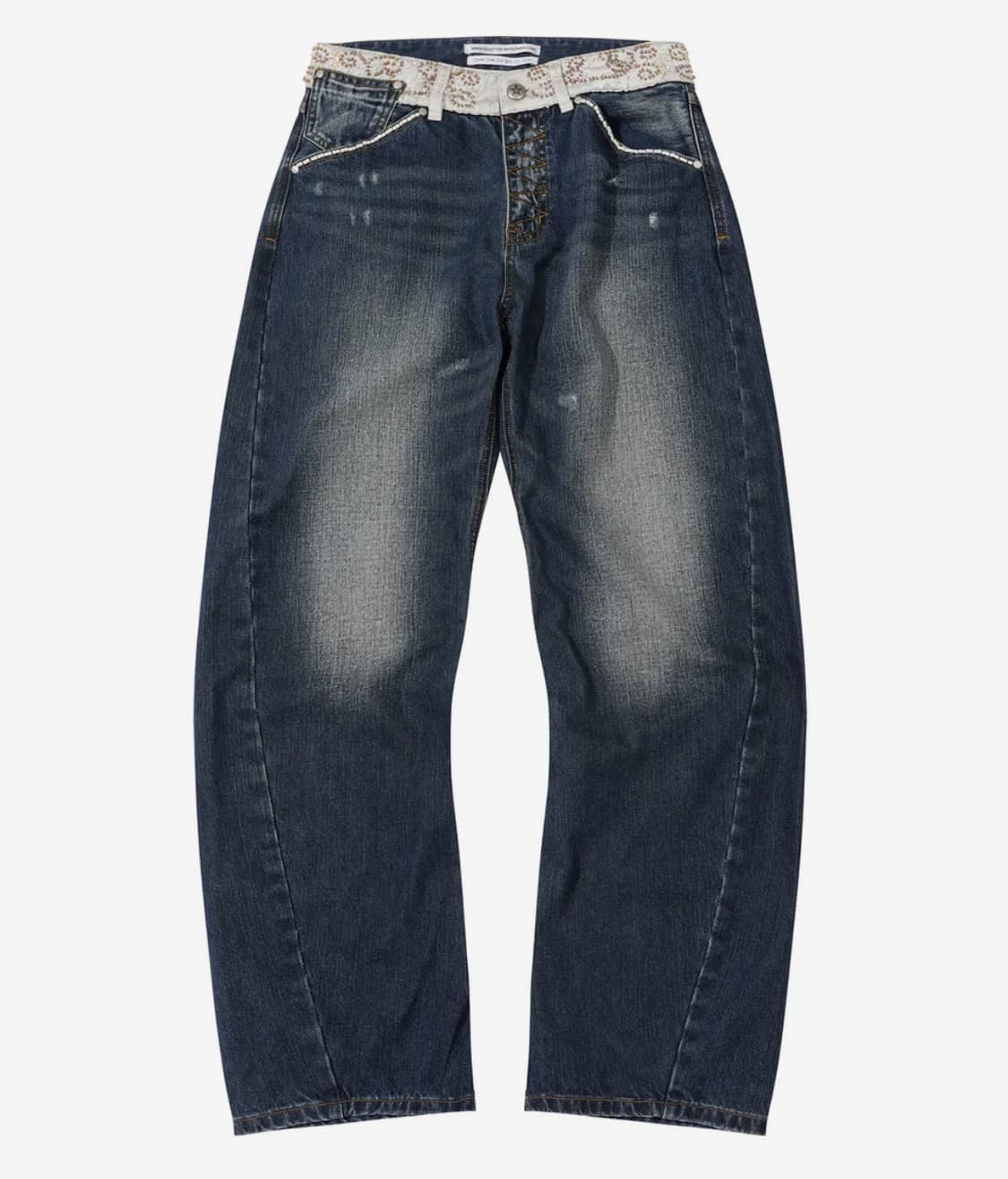 스컬프터 Beaded Waist Denim Pants xs 상품이미지2