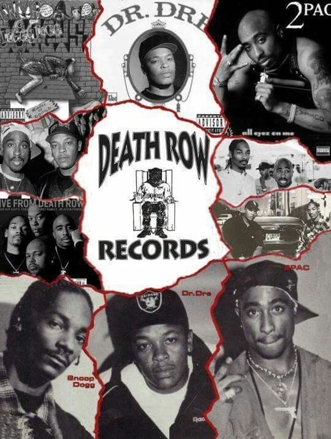 아메리칸 빈티지 DEATH ROW 데스로우 레코드 반팔티 XL (105) 상품이미지6