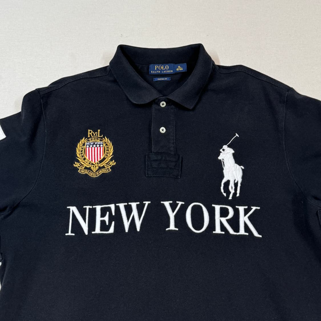 XL) 폴로 랄프로렌 치프키프 뉴욕 빅포니 반팔 카라티 상품이미지3
