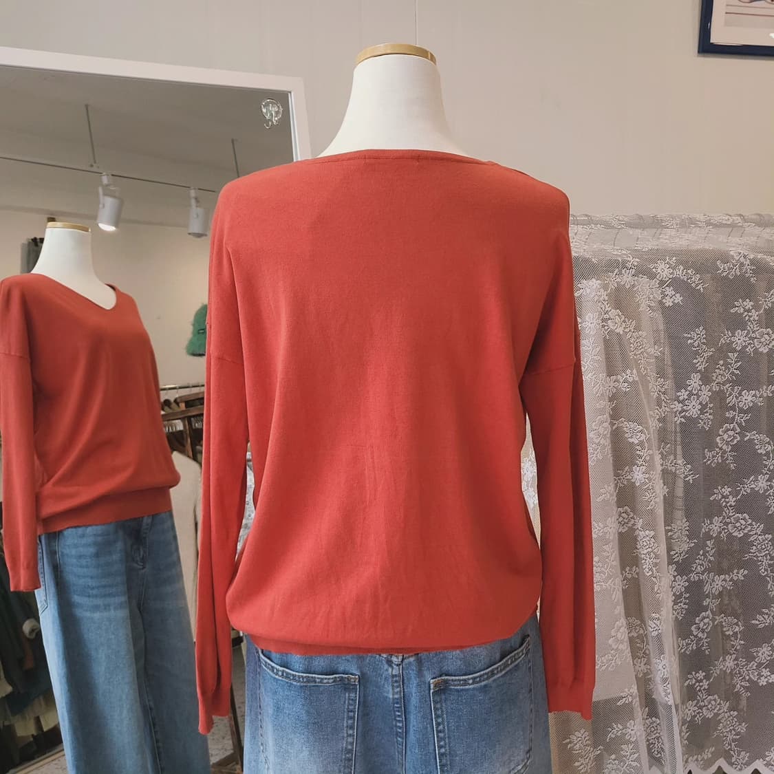 Lounie 실크면 니트 상품이미지8