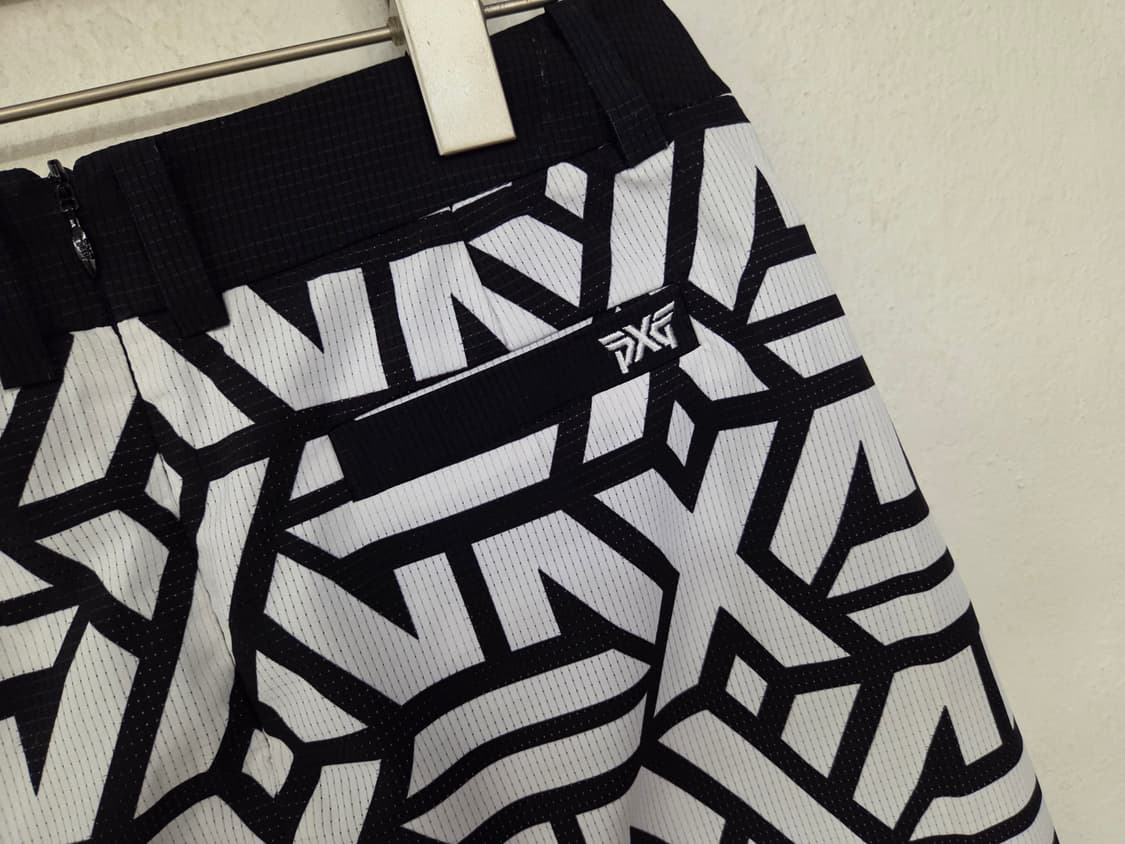 PXG 골프 스커트 M 블랙/화이트 패턴 상품이미지4