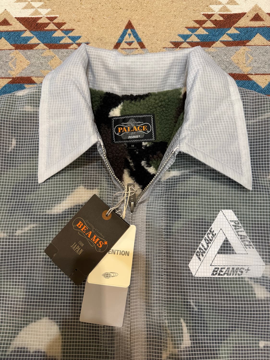 [M] 팔라스 x 빔즈 플러스 플리스 코치자켓 라인드 카모  상품이미지5