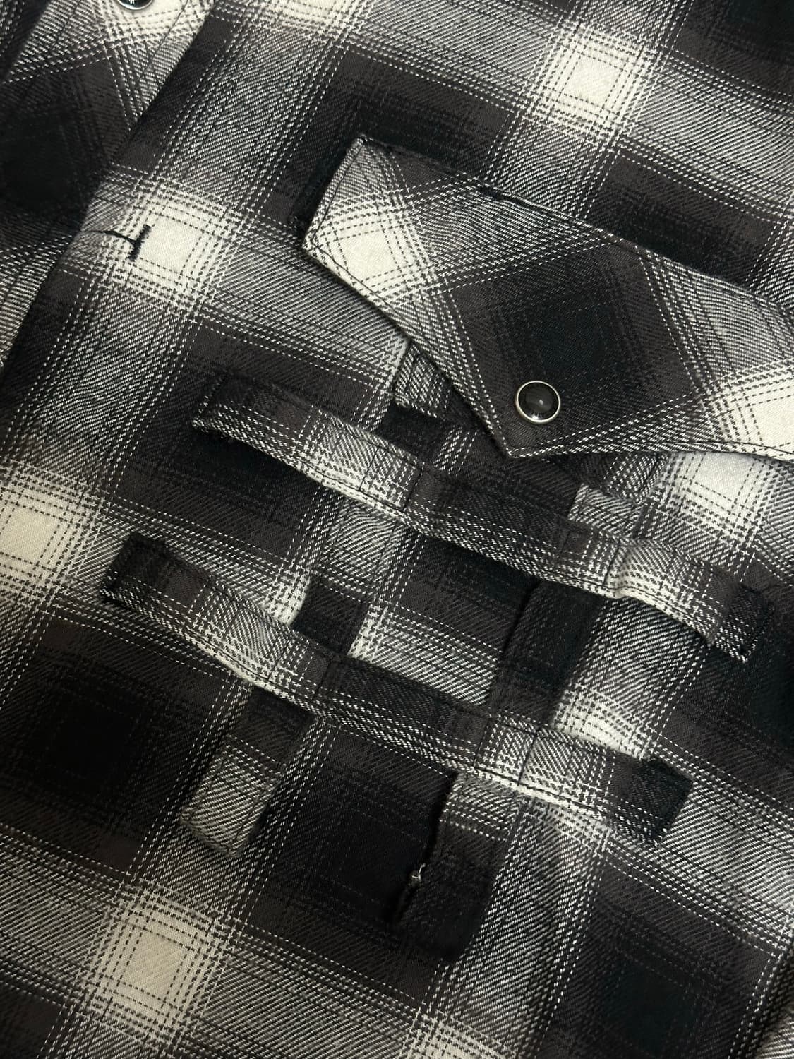 the soloist 더 솔로이스트 본디지 옴브레 셔츠 상품이미지5