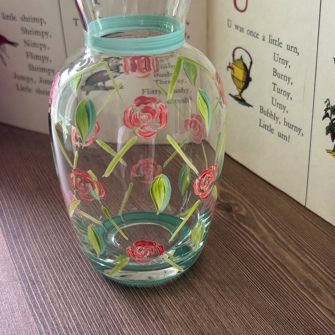 미국 빈티지 핸드페인티드 화병 꽃병 오브제 상품이미지7