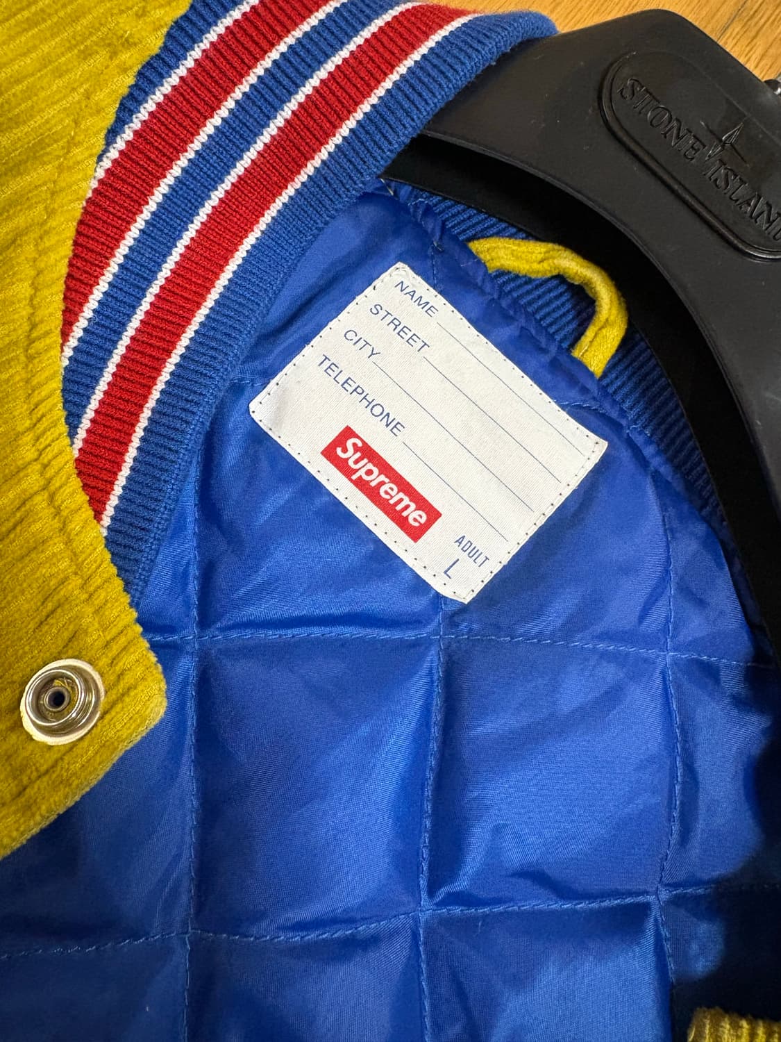 슈프림 올드 잉글리쉬 코듀로이 바시티 자켓 -18SS 상품이미지3