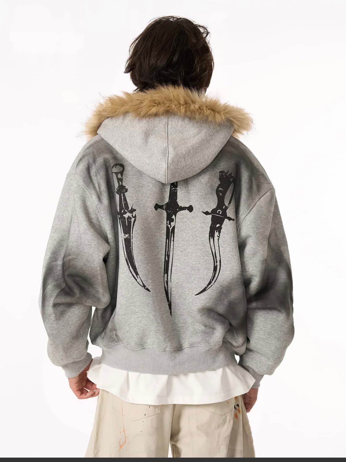 thesupermade 퍼 후드집업 상품이미지2