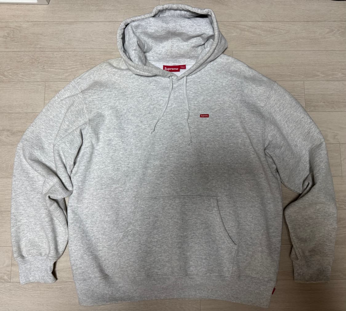 슈프림 스몰 박스 후드 스웨트셔츠 애쉬 그레이 - 24FW(XL) 상품이미지2