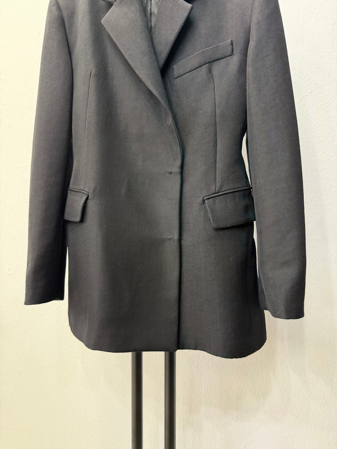 정품) TIME 타임 한섬 23ss 이태리 FAISA 원단 여성 자켓  상품이미지3