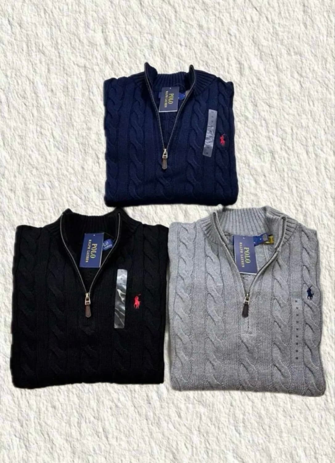 폴로 랄프로렌 반집업 니트 상품이미지1