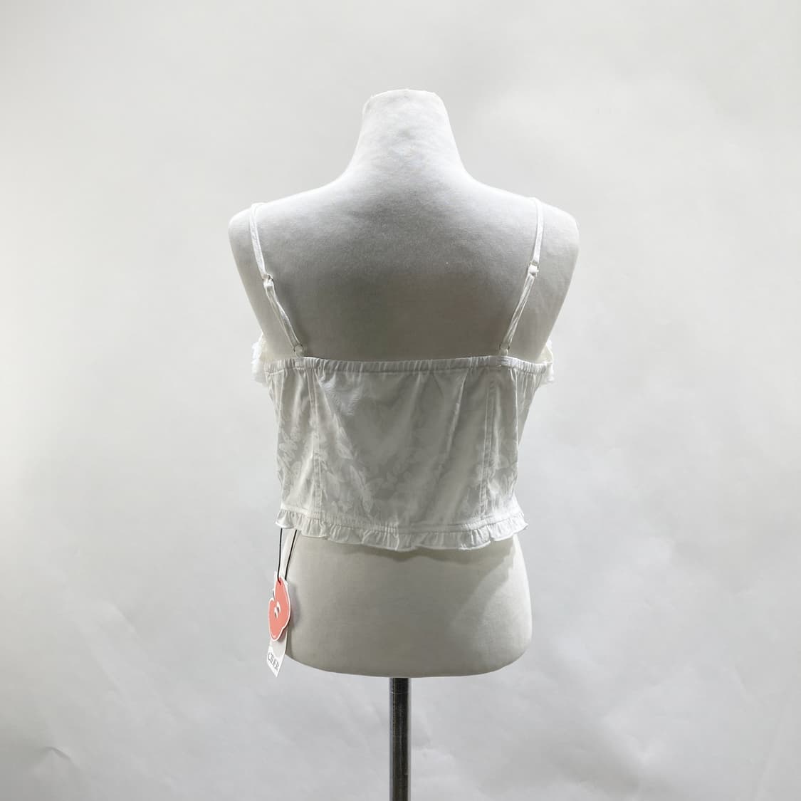 CIDER 택새상품 여성 끈나시 탑 화이트 M 상품이미지2