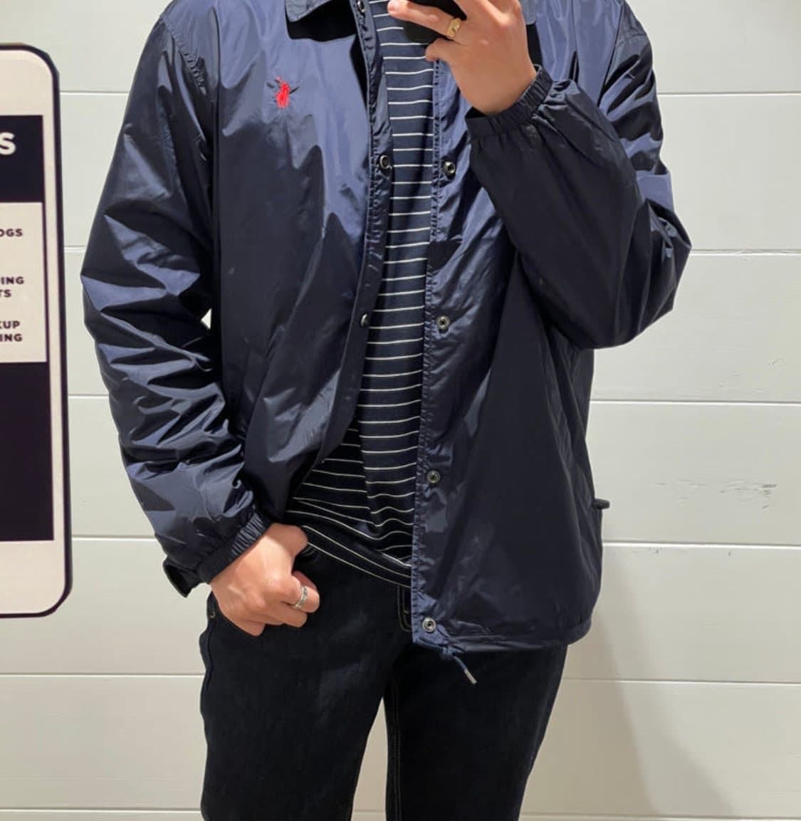 폴로 랄프로렌 네이비 코치 자켓 상품이미지3