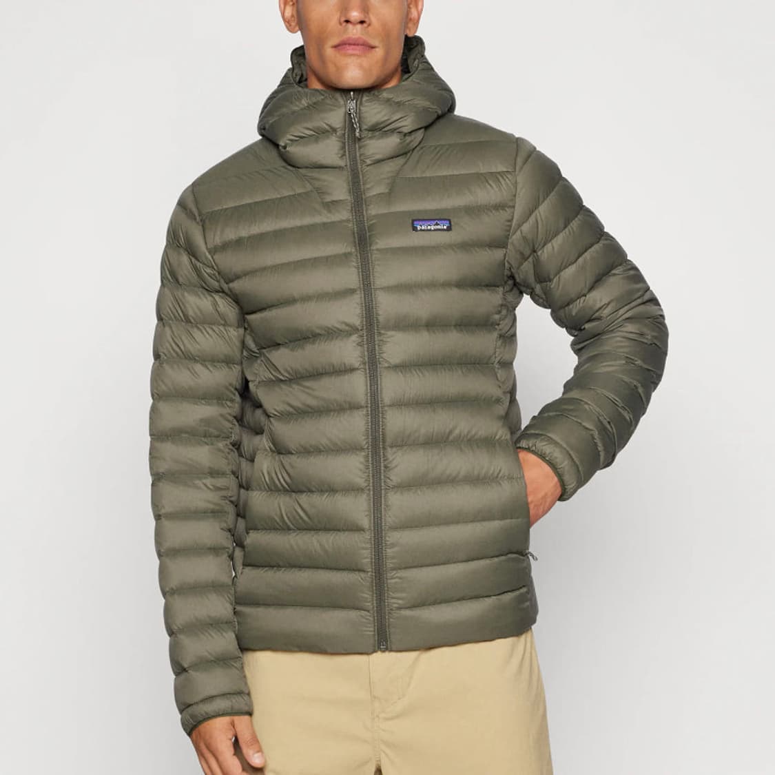 [L] 파타고니아 다운스웨터 후디 파인니들그린 상품이미지3