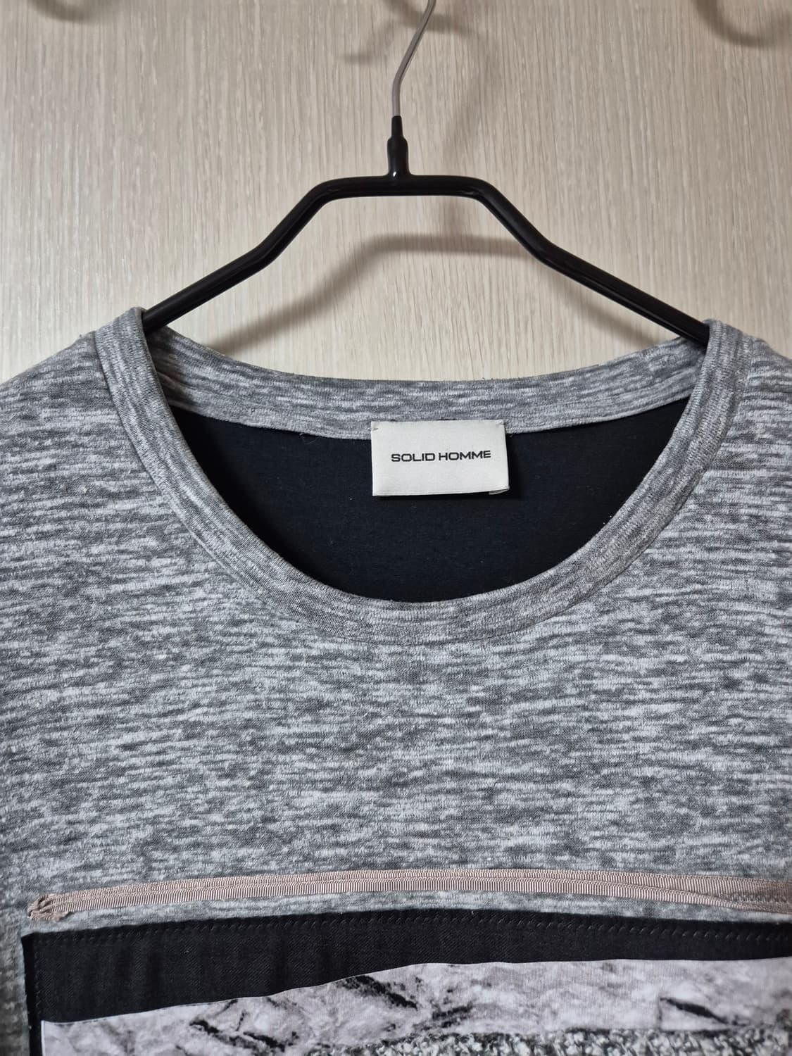 솔리드옴므 프린팅 맨투맨 티셔츠 52 상품이미지4